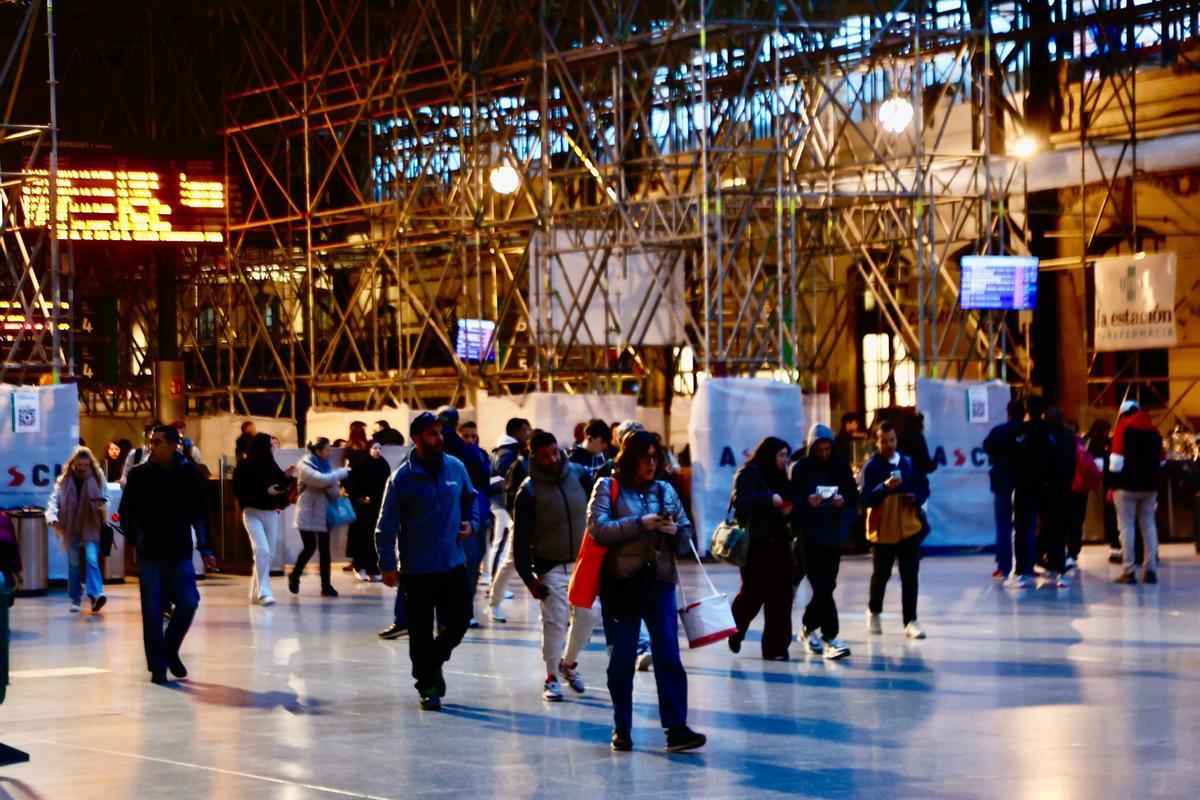 Primera jornada de la huelga de maquinistas en València