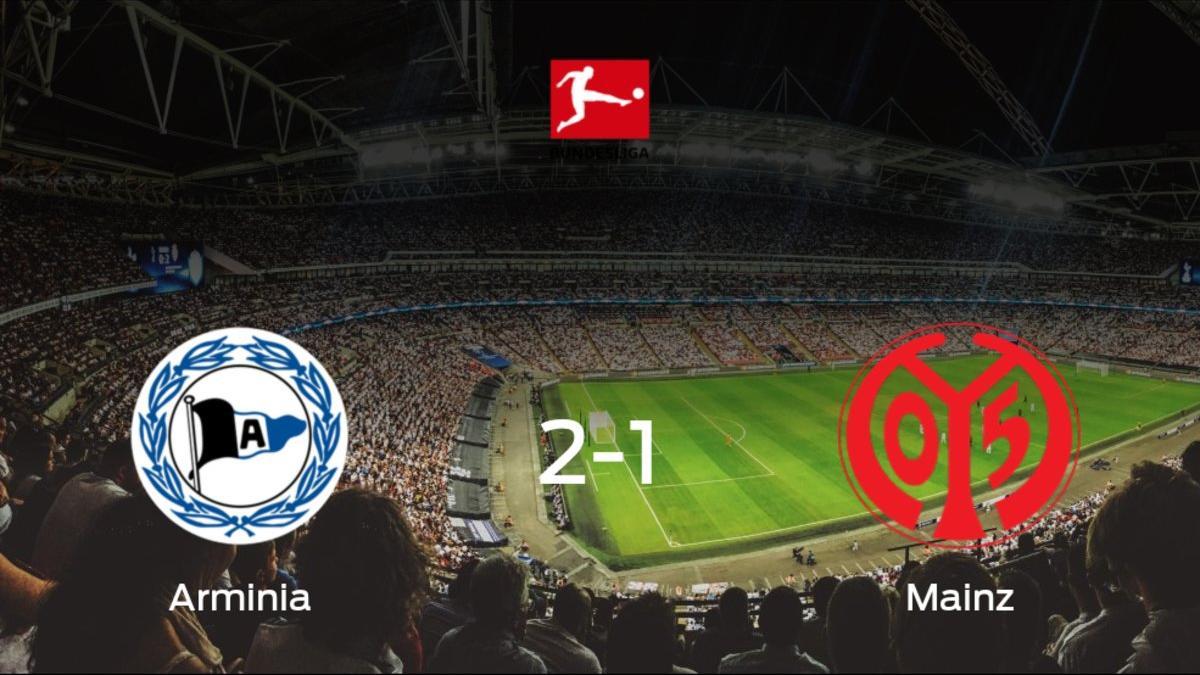 El Arminia Bielefeld consigue la victoria ante el Mainz 05 (2-1)