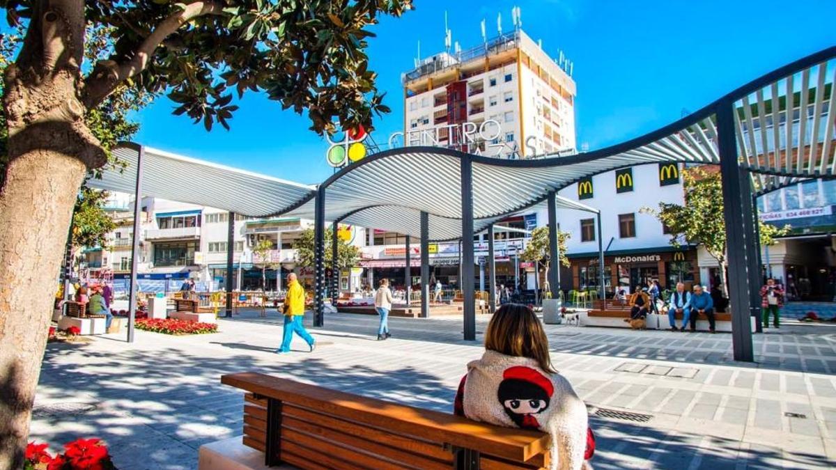 Plaza de la Nogalera de Torremolinos.