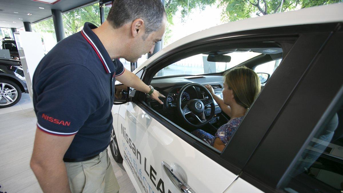 Concesionario de Nissan en Barcelona.