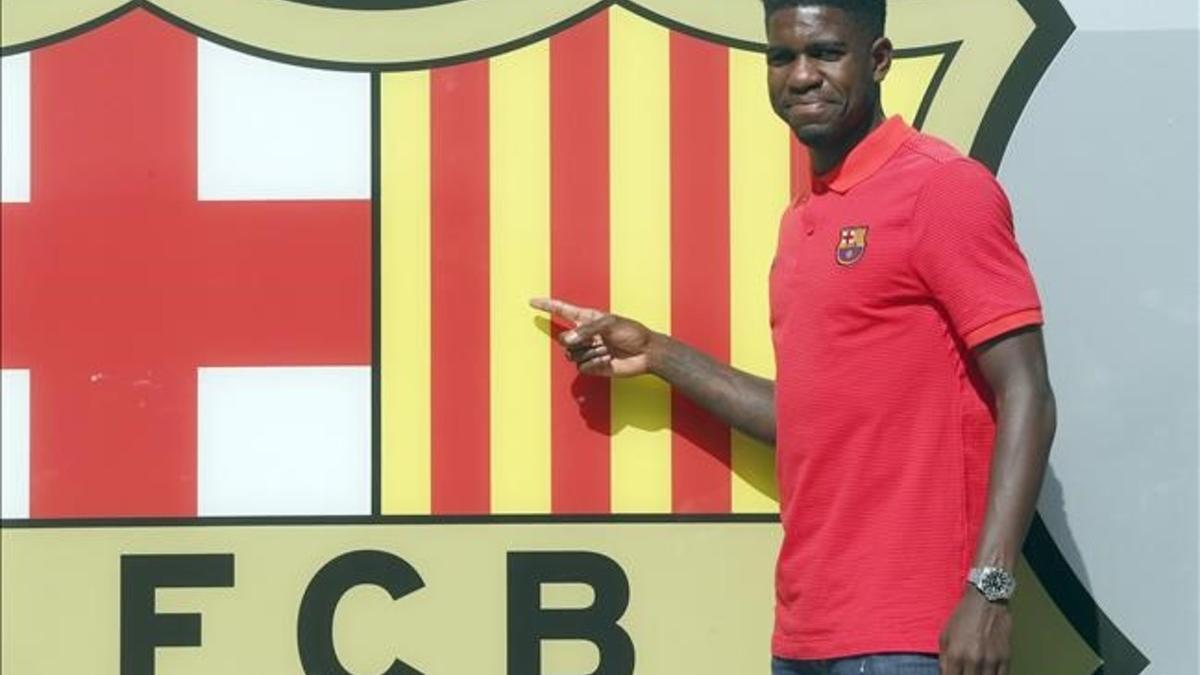 El zaguero frances Samuel Umtiti