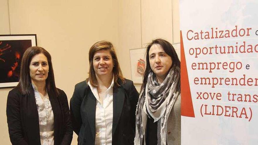 María José Fernández, Cecilia Vázquez y Yolanda Otero. // Iñaki Osorio