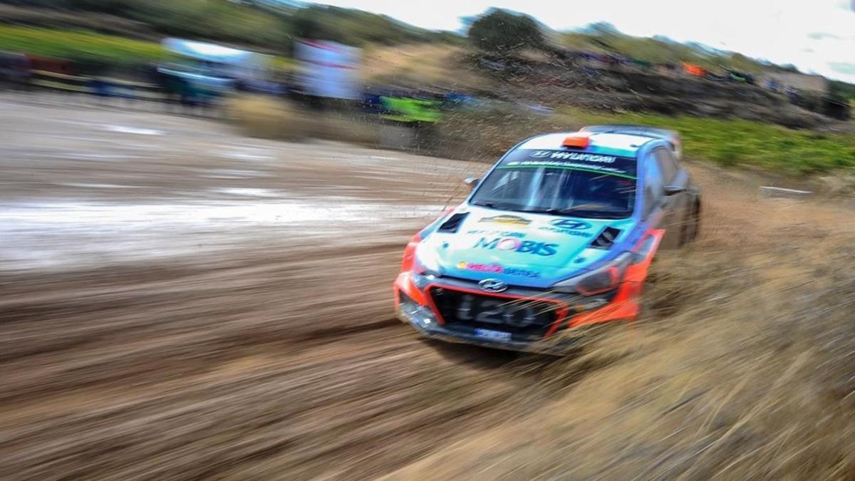 Dani Sordo, en plena acción