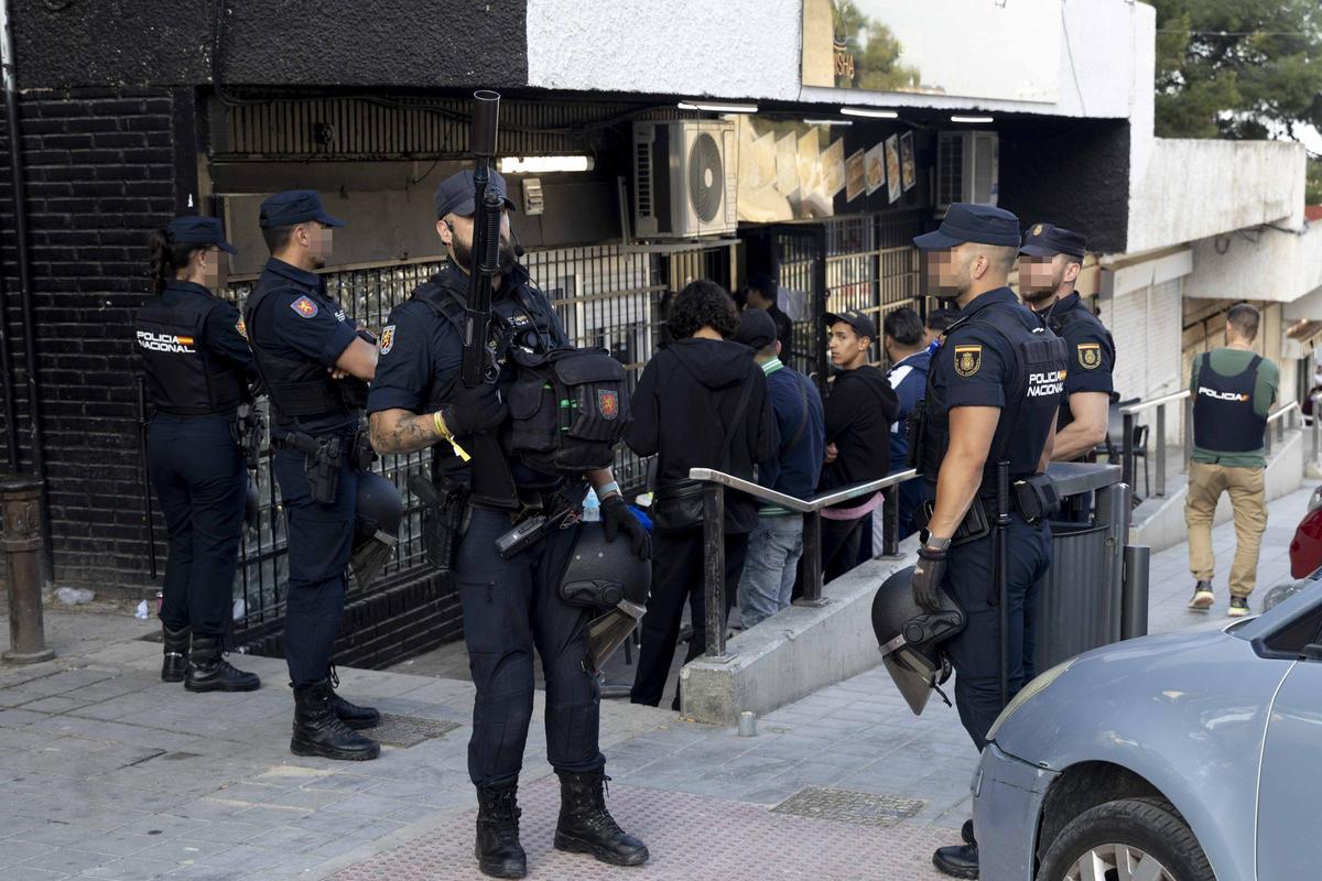Siete detenidos en un amplio operativo policial de seguridad en la Zona Norte de Alicante