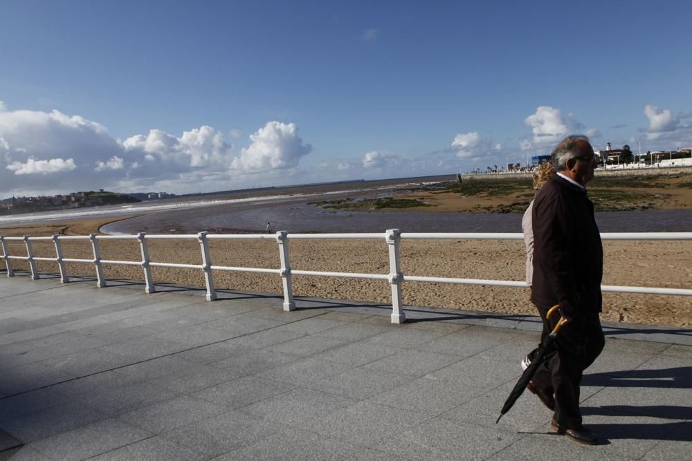 Temporal en Gijón