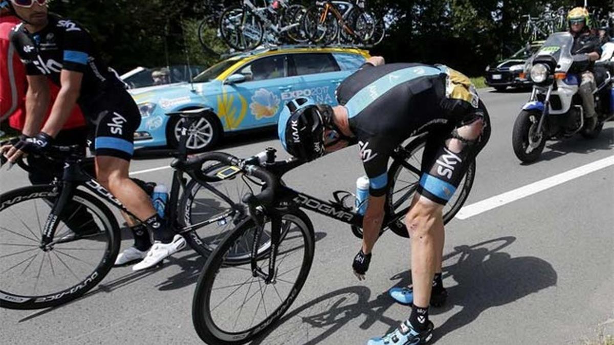 Froome espera subir a su bicicleta en la Vuelta a España