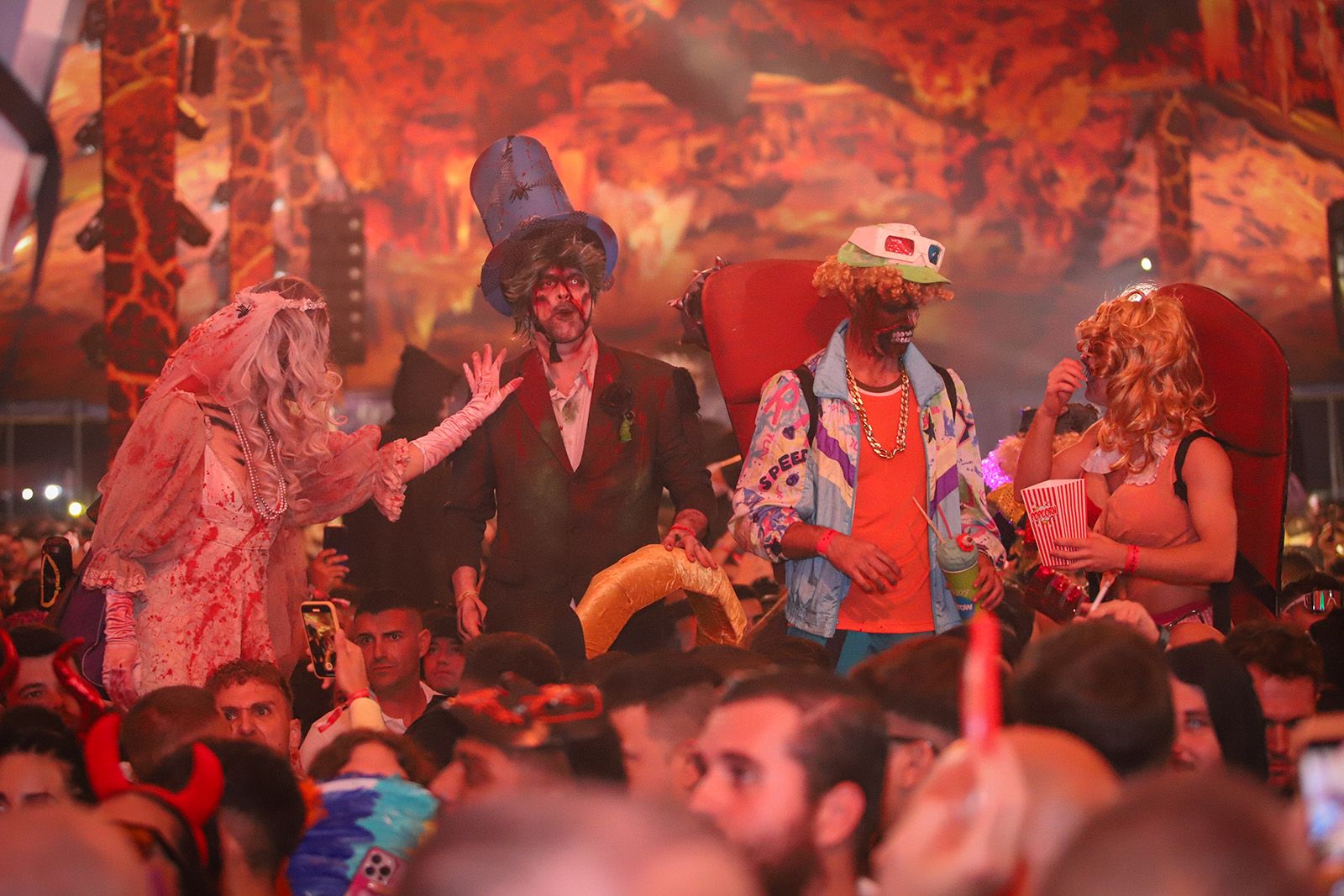 El festival Elrow Halloween de Córdoba en imágenes