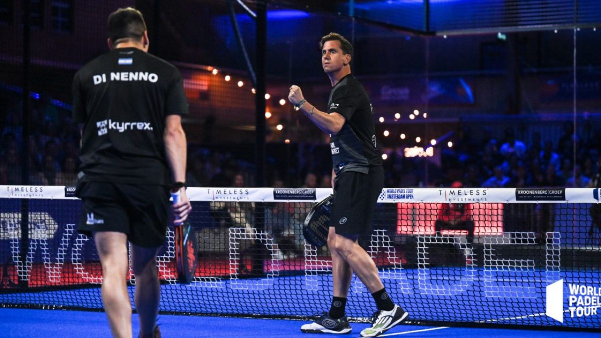 Martin di Nenno y Paquito Navarro, en los cuartos de final de Amsterdam