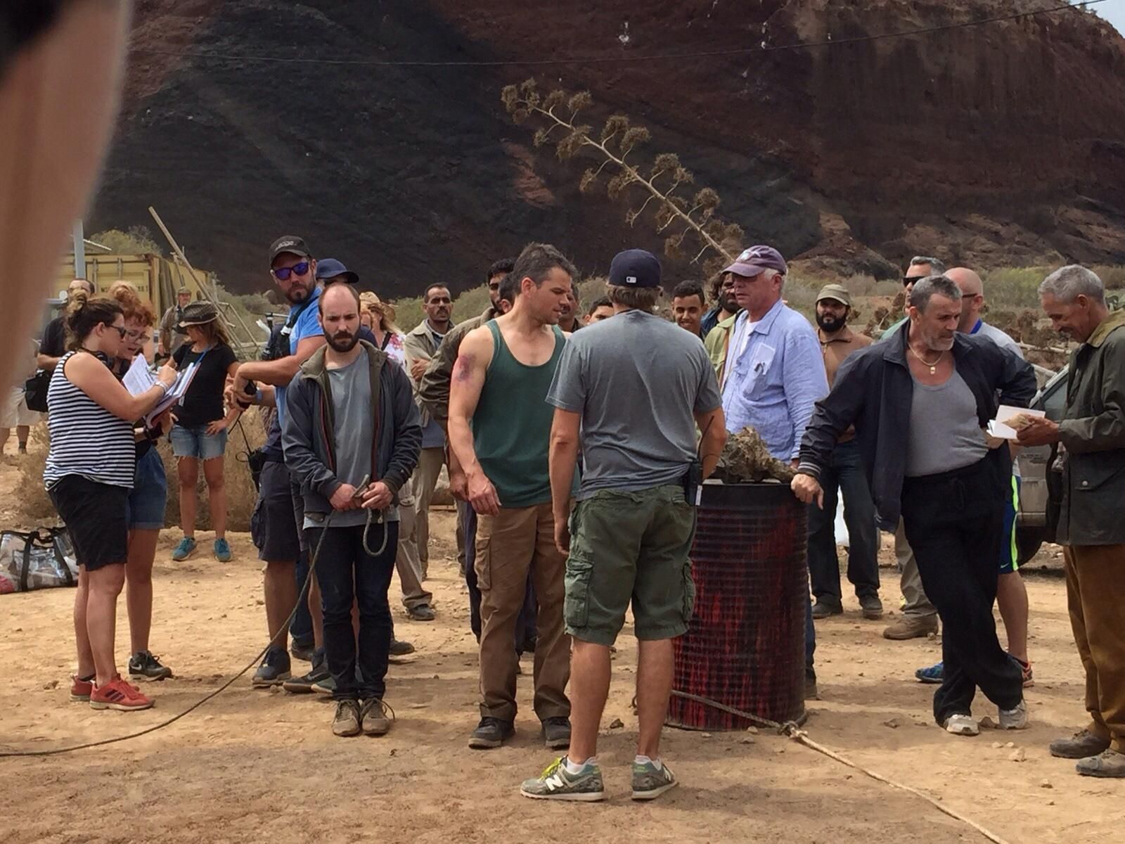 Matt Damon, como Jason Bourne, rodando en Canarias