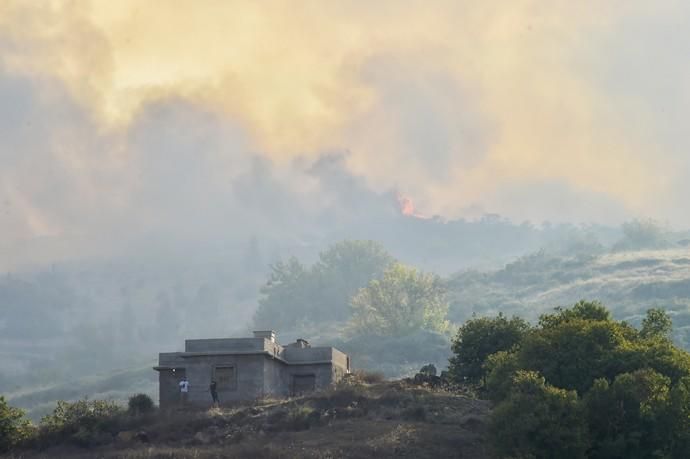 Incendio en la zona de cumbre de Gran Canaria