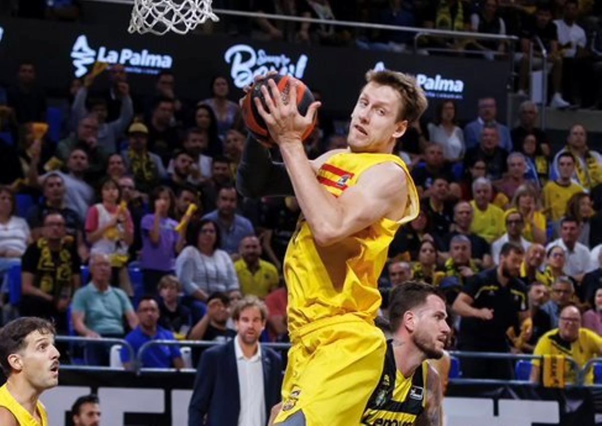 Vesely volvió a cumplir con su rol, trabajando en defensa y aportando puntos