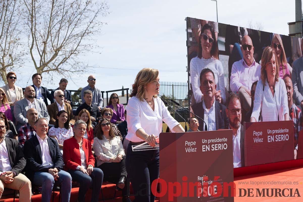 Presentación de José Vélez como candidato del PSOE a la presidencia de la Comunidad