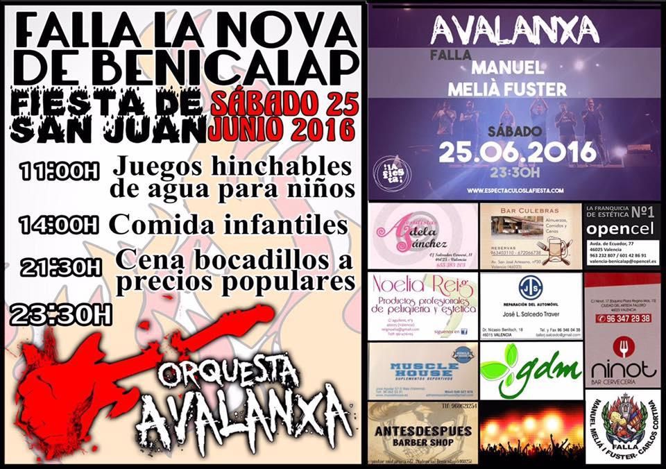 Carteles de Verbenas de San Juan del día 25