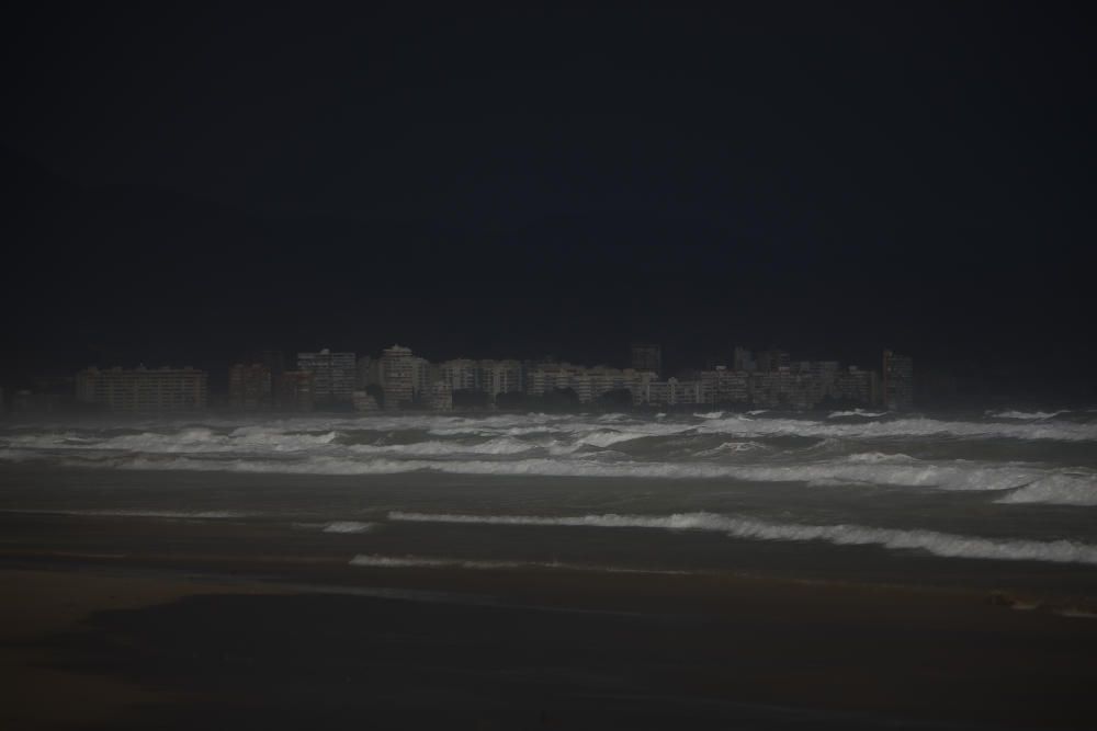 Fuertes lluvias en Alicante