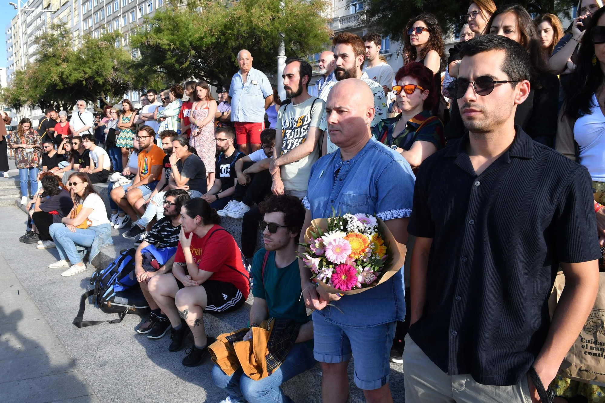 Homenaje en A Coruña a Samuel Luiz dos años después del crimen: "No podemos olvidar lo que pasó"