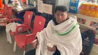 "No quería morir, me agarré a unas palmeras y aguanté con todas mis fuerzas para que el río no me arrastrara"