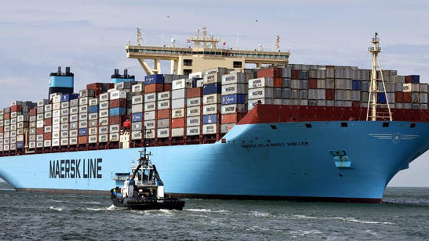 Un buque de Maersk, en una imagen de archivo.