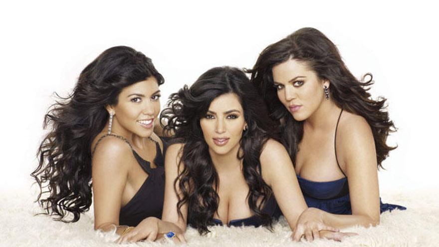 Las hermanas Kim, Khloe y Kourtney Kardashian