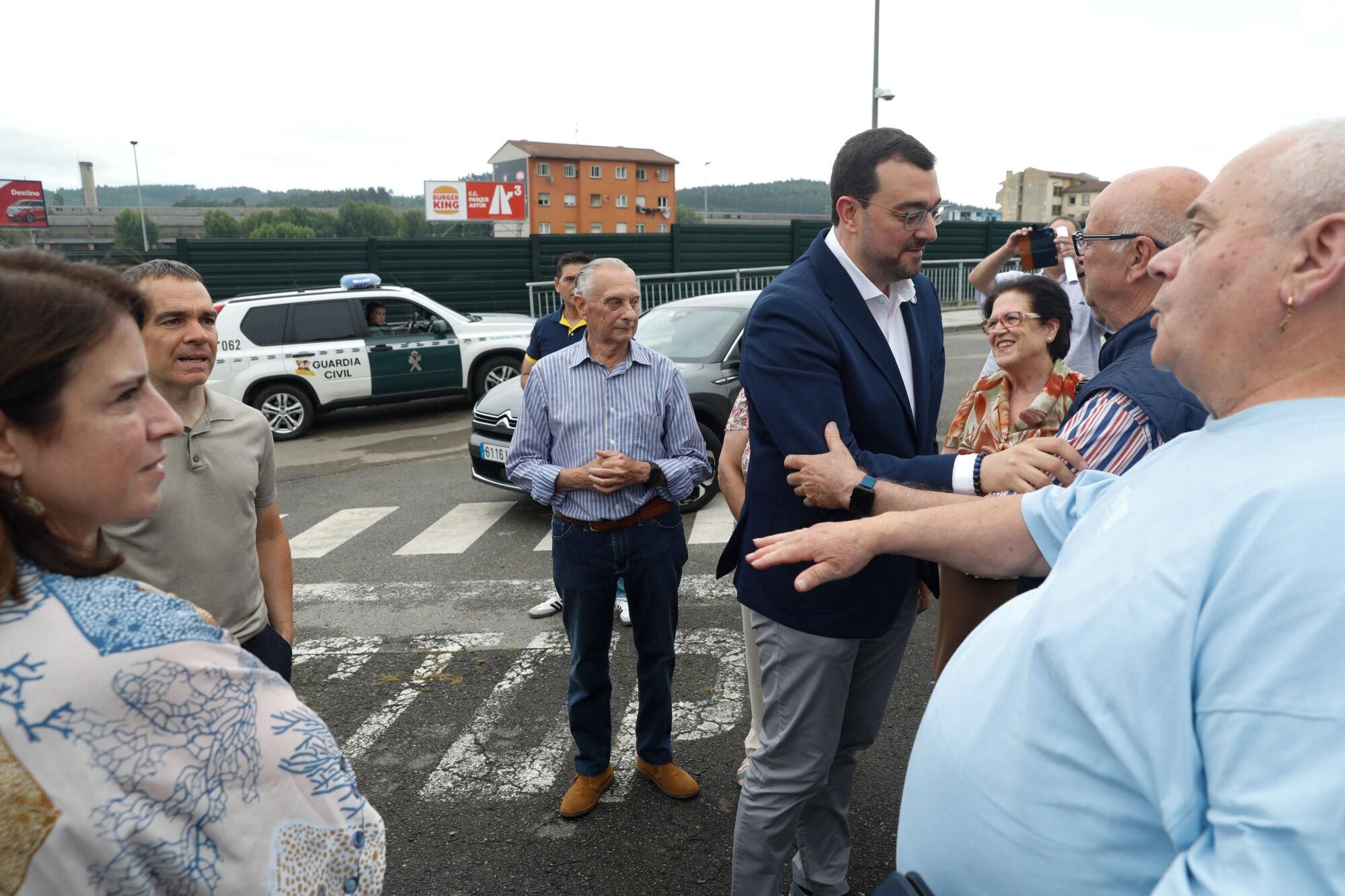 En imágenes: Así fue la jornada de inauguración de las medidas antirruido en Trasona