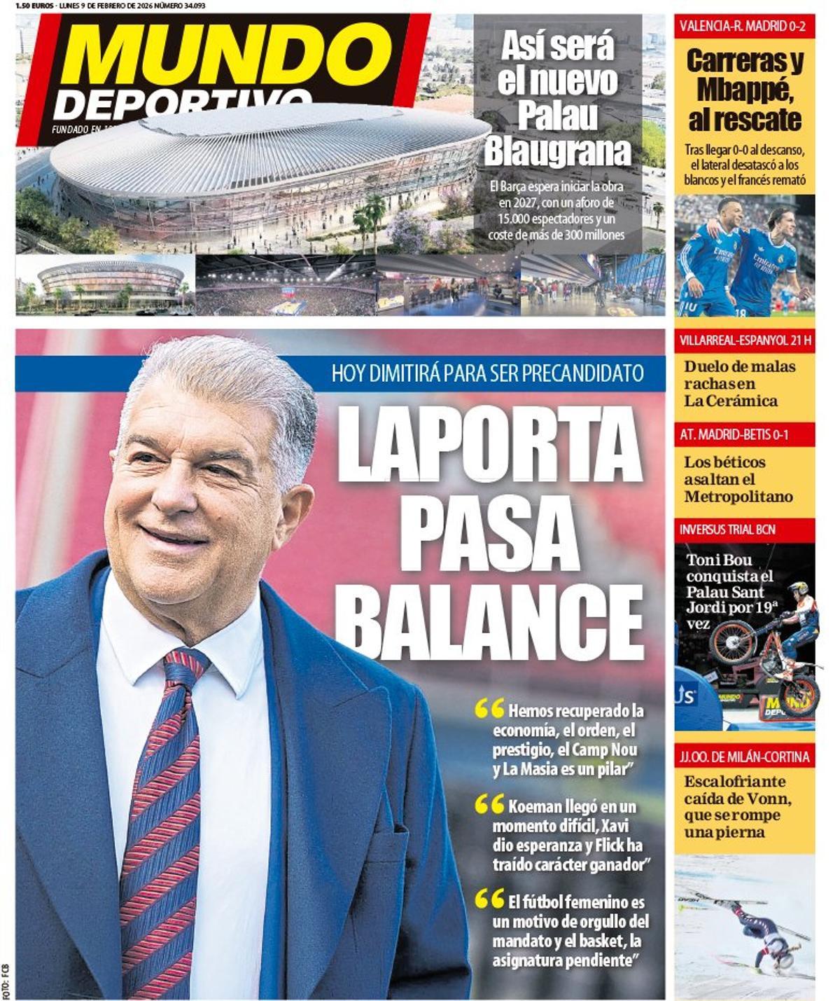 Estas son las portadas de la prensa deportiva de hoy