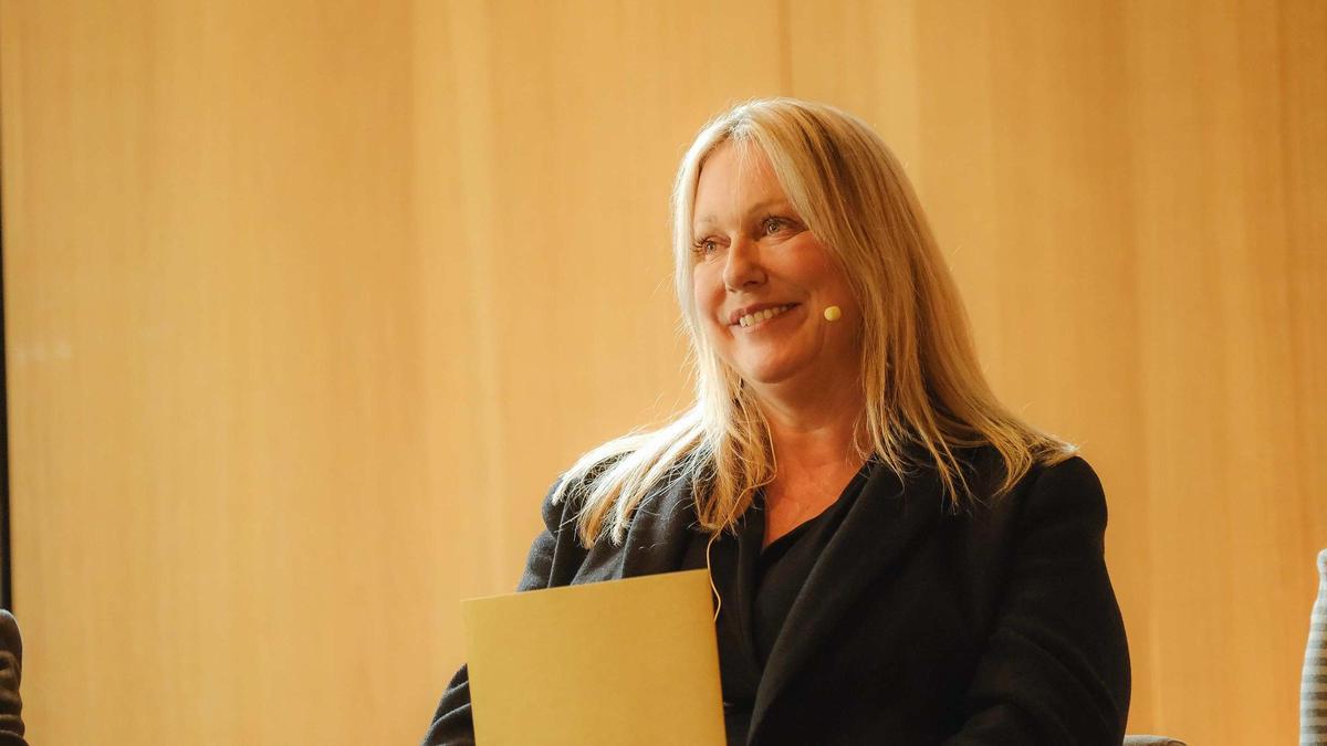 Katharina Wagner en la presentación de la gira española de la Orquesta de Bayreuth en Peralada.