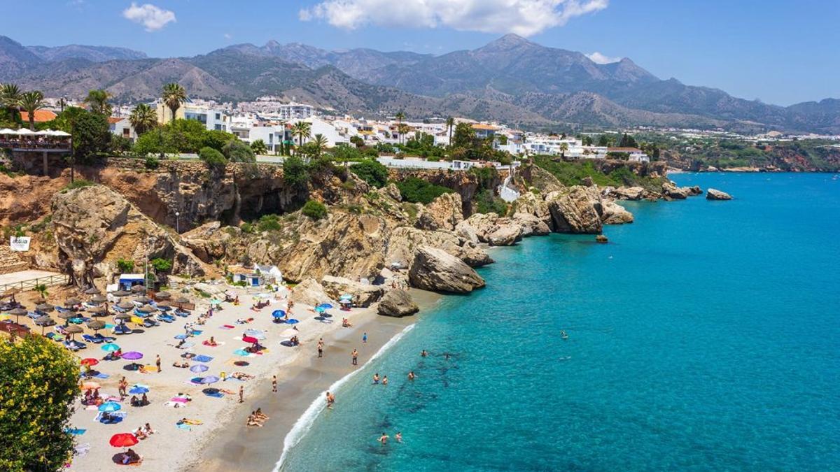 Vistas de Nerja desde el famoso Balcón de Europa