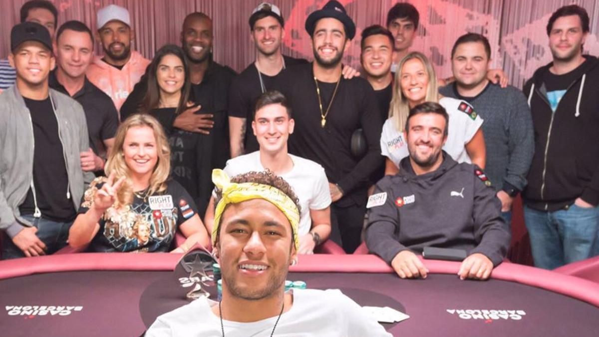 Neymar jugó a Póker en el Casino de Barcelona