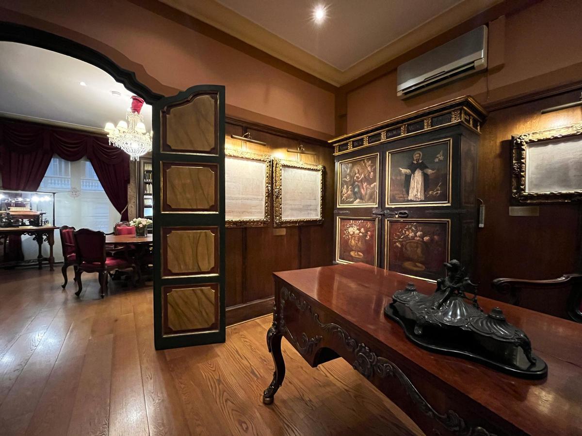 Interior de La Casa de la Seda.
