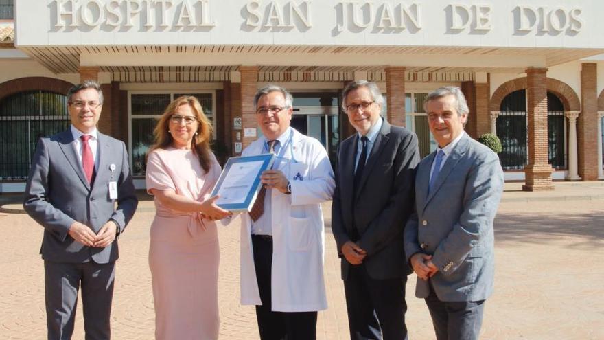 El hospital San Juan de Dios recibe el sello de calidad en nivel avanzado