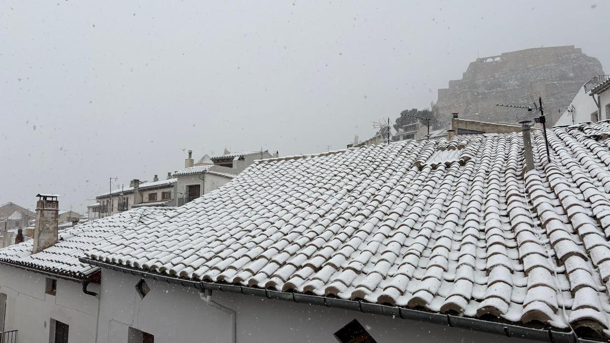 Las imágenes de Morella cubierta de nieve en Navidad
