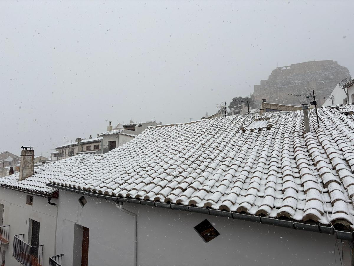 Las imágenes de Morella cubierta de nieve en Navidad