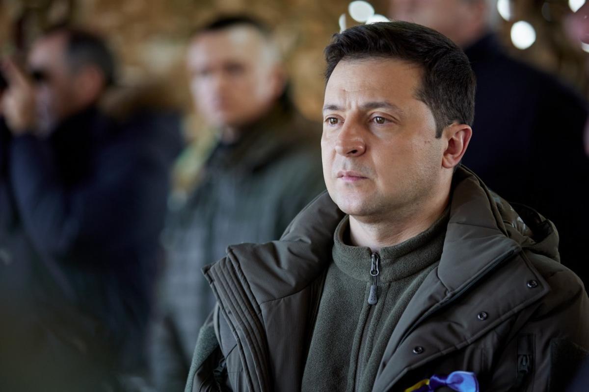 El presidente de Ucrania, Volodímir Zelenski.