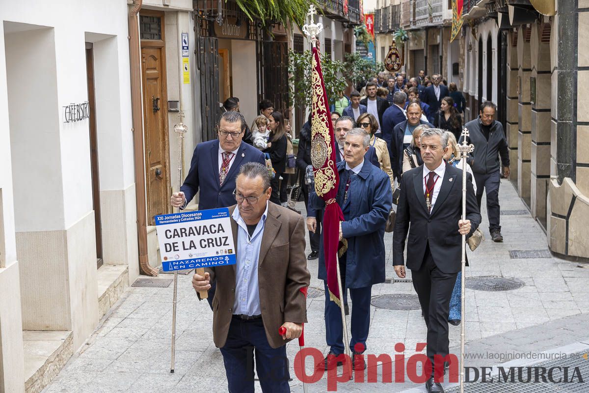 Cofradías y Hermandades de Semana Santa Peregrinan a Caravaca