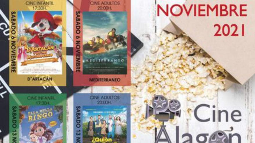 El ciclo de cine en
Alagón llega cargado de novedades en noviembre | SERVICIO ESPECIAL