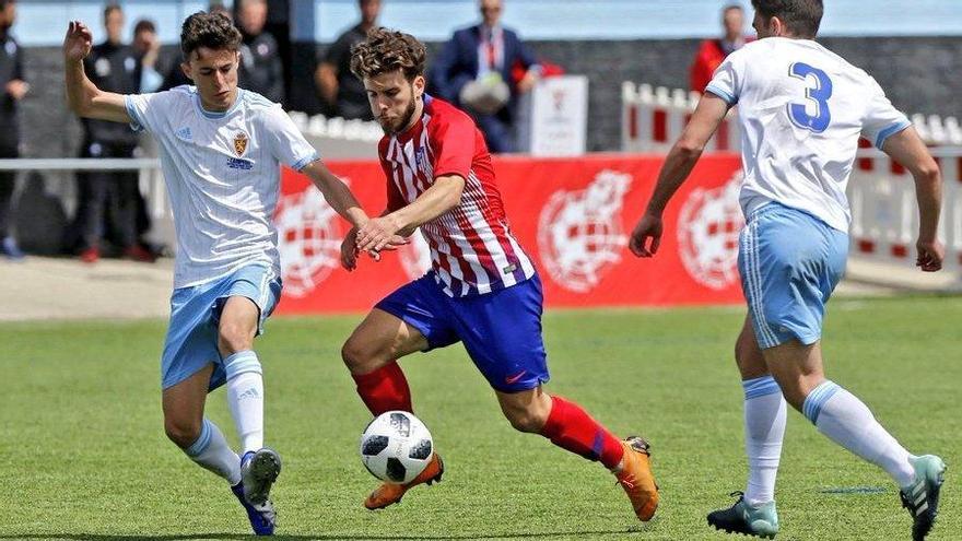 El Real Zaragoza juvenil vence al Atlético (0-1) y se enfrentará al Celta en semifinales de la Copa de Campeones