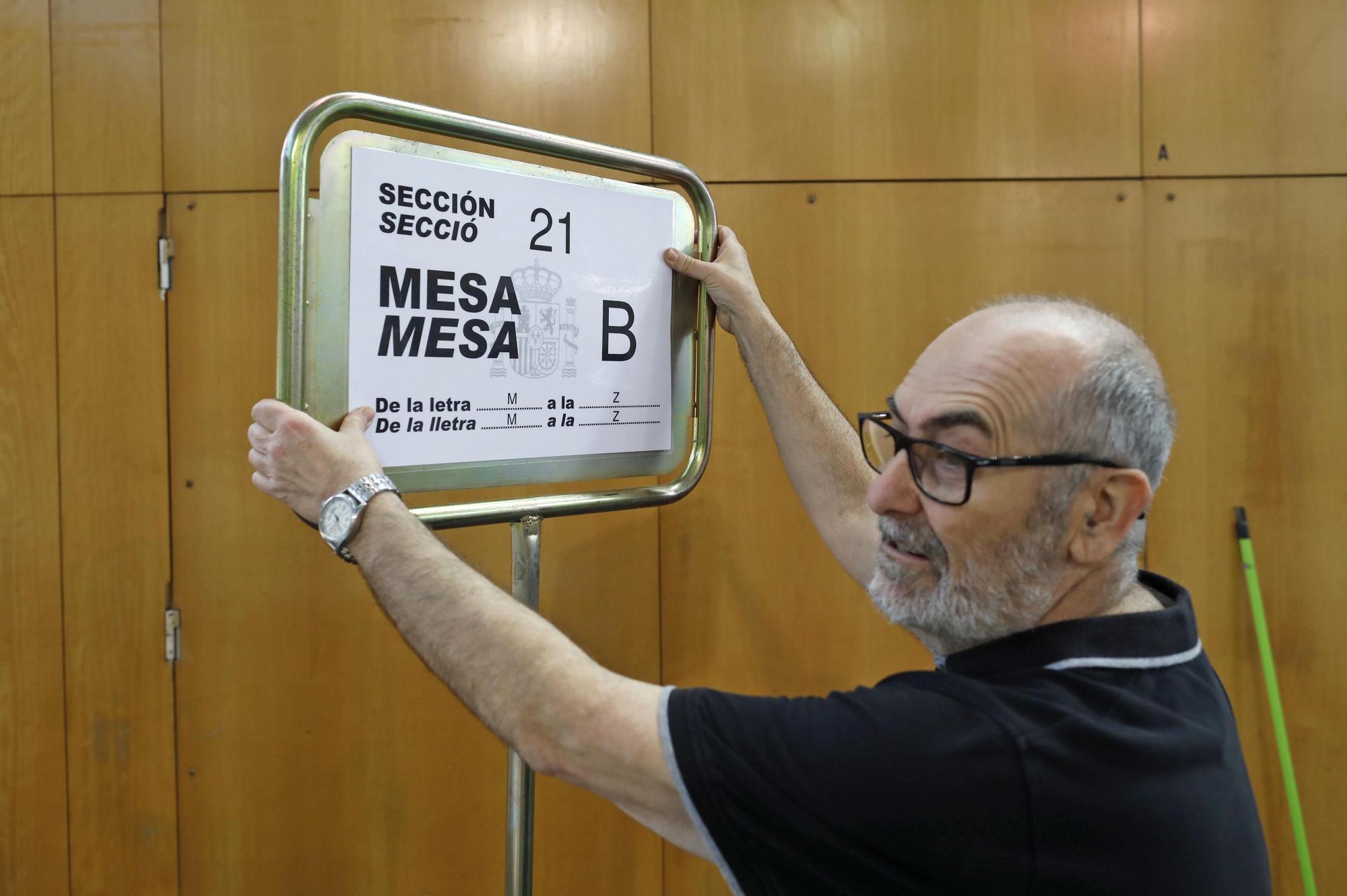 EN FOTOS | Girona enllesteix els preparatius per a les 28-M