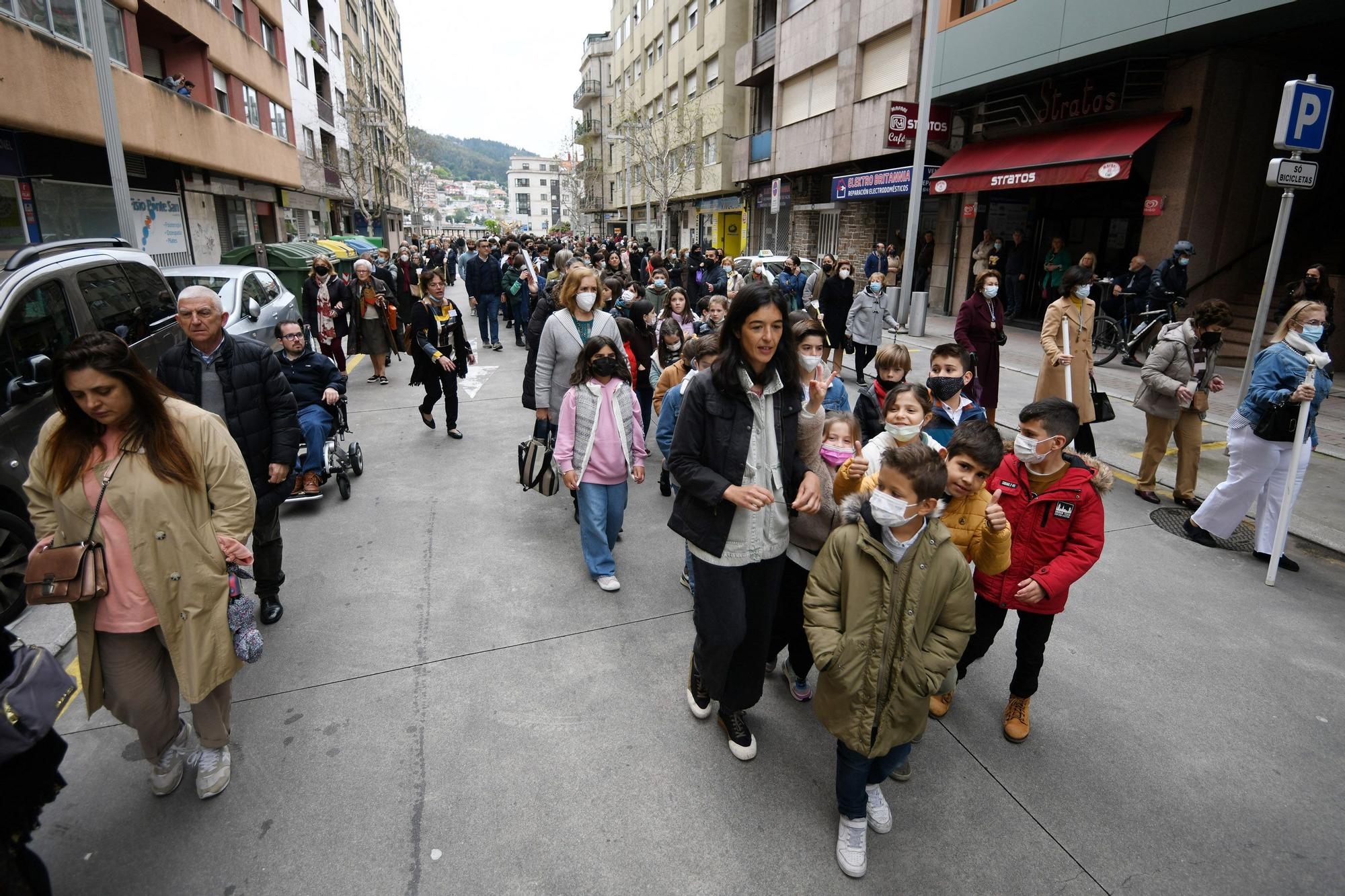 Así fue la procesión de la Comunión Pascual