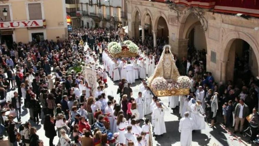 Miles de personas acudieron estos días a las procesiones lorquinas, que este año han roto su techo de visitantes.