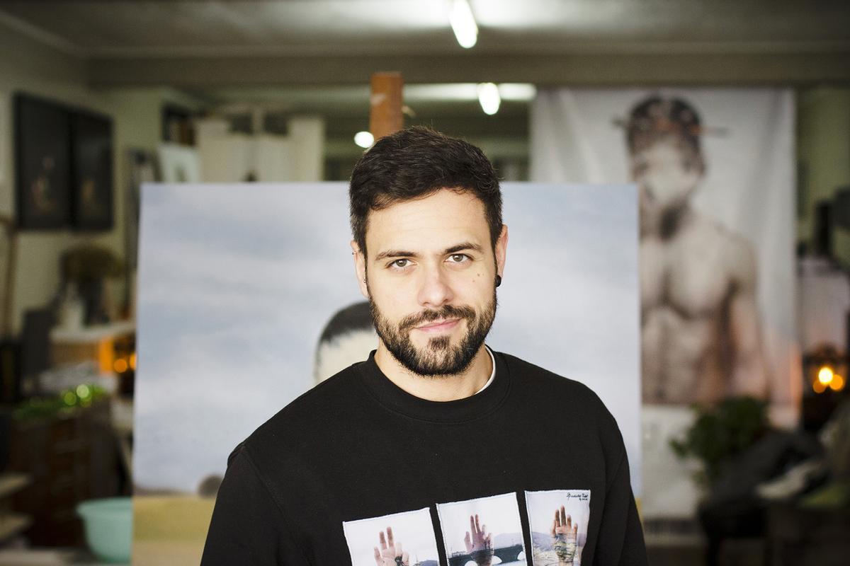 David Catá también se dedica a la escultura, pintura, música...