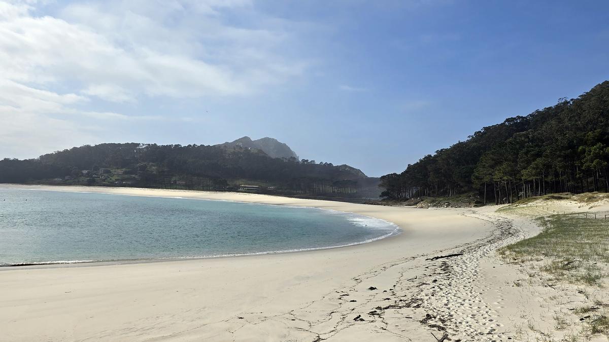 La playa de Rodas, en las Islas Cíes.