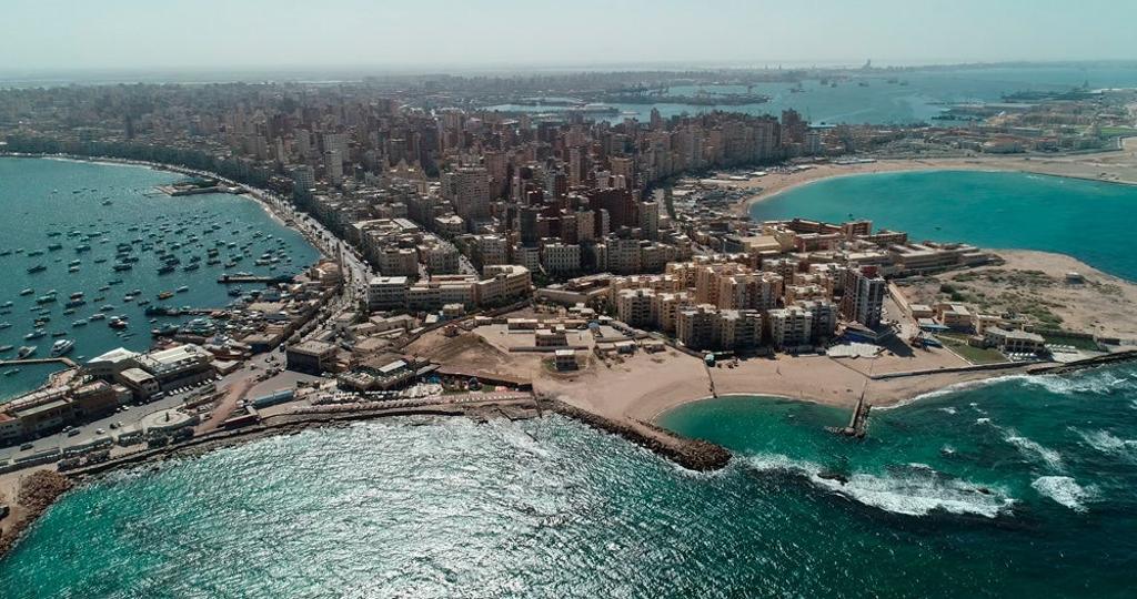 Alejandría, a vista de dron.