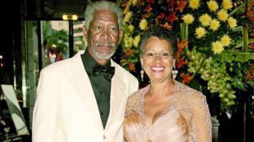 Freeman desvela, tras su accidente, que pone fin a 24 años de matrimonio