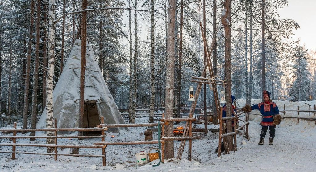 Pueblo Sami, en Finlandia