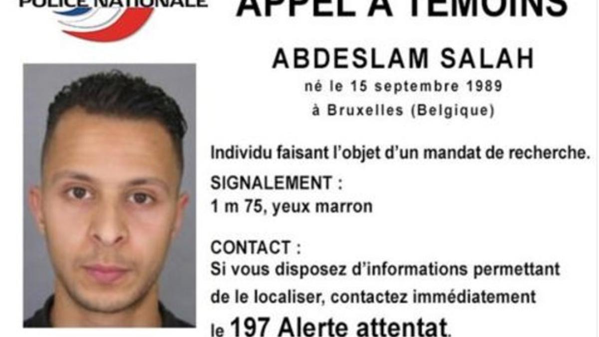 Abdeslam Salam, hermano de uno de los terroristas suicidas y buscado por la policía francesa por cómplice.