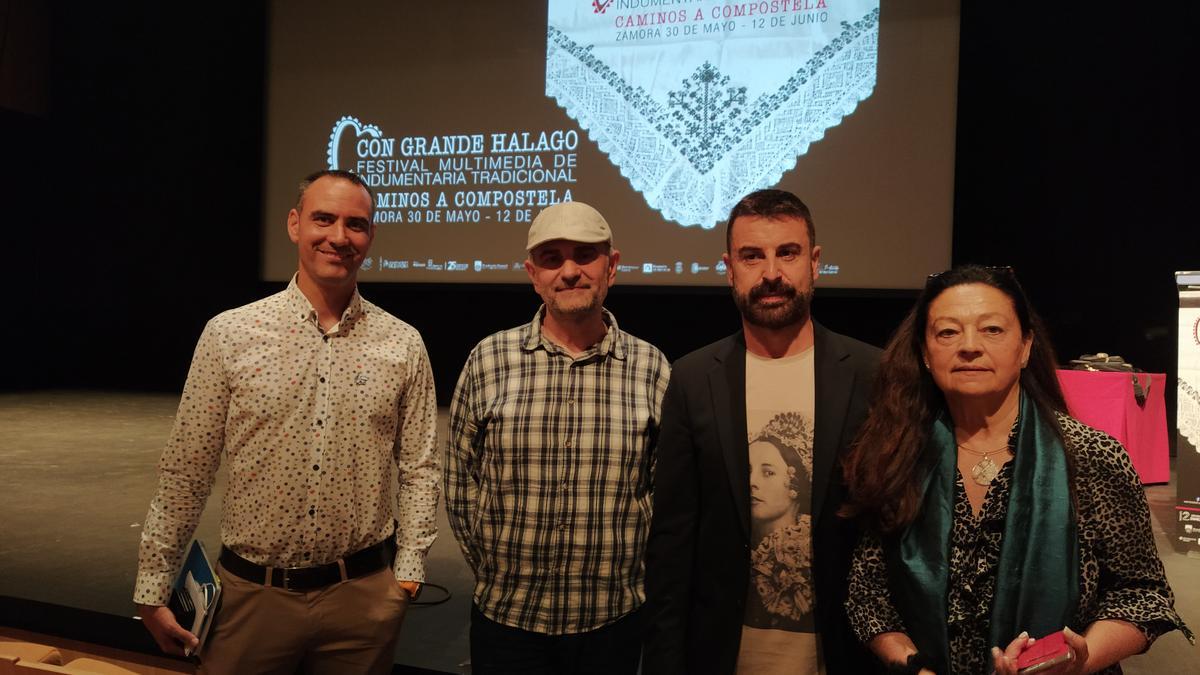 Raúl Escudero, Félix Sanz, Francisco Iglesias y Concha Herránz