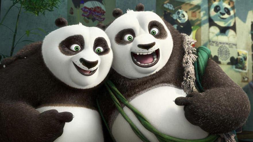 Una imagen de 'Kung-fu panda 3'.