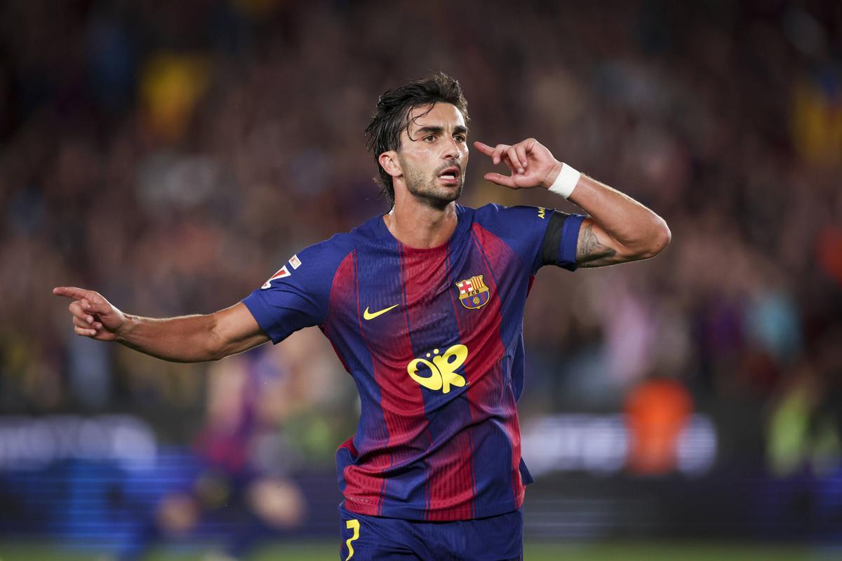 Ferran Torres celebra su golazo contra el Real Madrid
