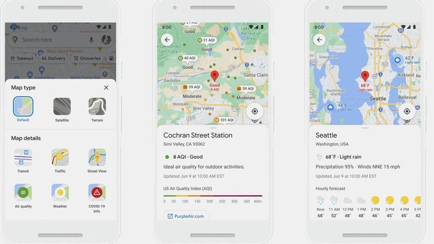 Google añade nueva información de Inteligencia Artificial a la aplicación Maps