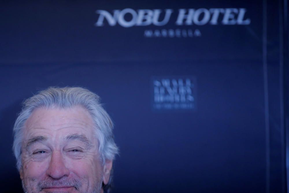 Robert de Niro, en Marbella para inaugurar el Hotel Nobu.