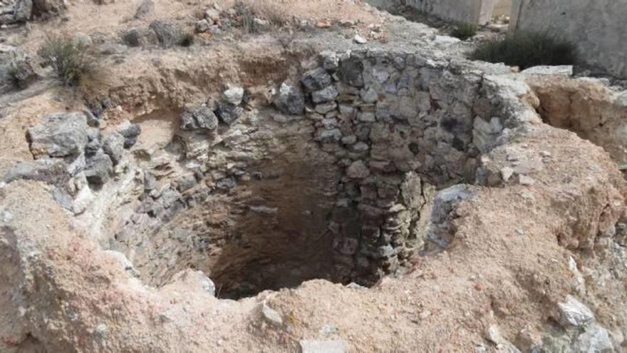 Estado en el que se encuentra una de las minas de la Sierra Serrata de Lorca.